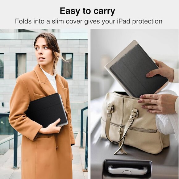 BLUTLOTUS Wireless Keyboard Case iPad Air - Black - Picture 4 of 7